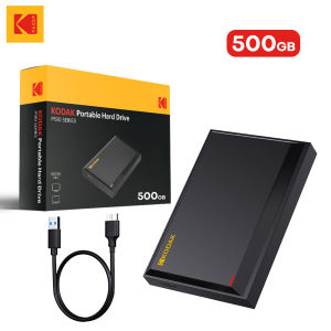 KODAK P190 512GB 2.5 Portable External HDD USB 3.0 5Gbps Gaming Storage Disk Compatible for Laptop Desktop External Hard Drive
