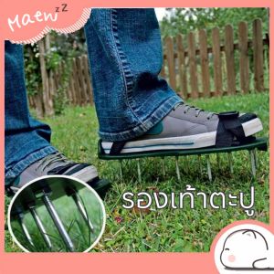 รองเท้าหนาม รองเท้าตะปูใช้งานก่อสร้าง ไม่เกิดสนิมง่าย ความมั่นคงสูง สายรัดปรับระดับได้