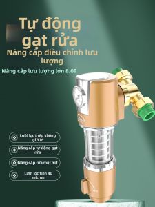 Automatic Backwash Pre-filter Home Whole House Water Filter