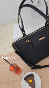 Phillipe Jourdan Bacilla Tote Bag Wanita Green (Nylon)