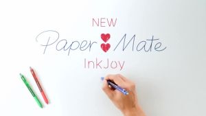 ปากกาเจล Paper Mate InkJoy จุดกลางคละสี6 Count