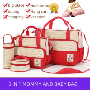 5 in 1 Nursing Bag: The Ultimate Maternity Nappy Tote Bag