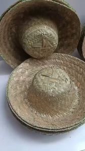 ( Topi )Topi Anyaman Pandan Topi Nelayan Topi Pak Tani Topi Kerja Topi penutup kepala
