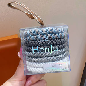 Vintage Beige Traceless Thick Comfortable No-slip Everyday and Sport Elastic Hair Ties