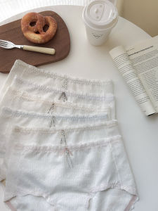 Lagha Ice Silk Seamless Fairy Pure Desire Cute Underwear Cotton Antibacterial Crotch Summer Thin Comfortable Breathable Briefs