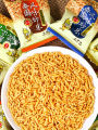 HaoXiYuan Flavor Fried Rice Snacks 500g Five Spice Beef Spicy Crab Yellow Flavor Crispy Rice Leisure Snacks Thai Flavor. 
