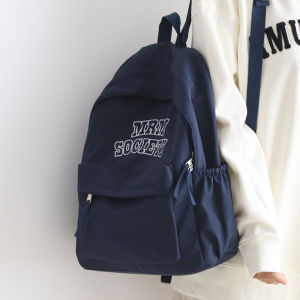 Backpack Female Japanese and Korean Minimalist Casual New Arrival Schoolbag Female College Student Middle School Student Lightweight Fashion Backpack