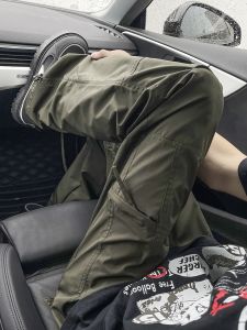 Spring and Autumn Army Green Three-Proof Tactical Pants Mens American-Style Quick-Drying Cargo Pants Waterproof Windproof Outdoor Climbing Pants