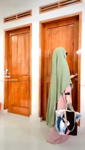 TOF Jilbab Khimar Syari French Khimar Jumbo Crinkle Airflow Adem Lembut Nuha daily