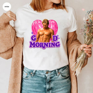 Sanrio | Dean Di Laurentis Good Morning Shirt Off Campus Briar U Romance Hockey T-shirt Di Laurentis Off Campus Inspired Tee Y2k 90s Tops