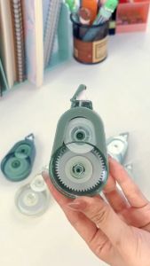 Bút Xóa Băng Xinh Xắn Học Sinh Set 5 Cuộn Băng Keo Xóa Màu Gradient Trong Suốt Sức Chứa Lớn