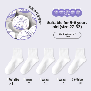 MONLEYTA | Disposable Cotton Socks For Parents And Children Travel Compression Summer Anti-Odor Day Throwaway Breathable Mid-Calf Socks