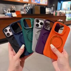 Flip Up Lens Holder Magnetic Case for iPhone 17 Pro Max 16 15 14 13 12 11 16promax Magsafe Shockproof Protective Funda Cover