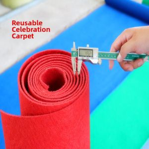 Red Velvet Thick Carpet for Events Stages