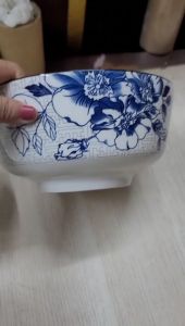 Tô bầu gốm sứ hoa văn Chữ Phúc ( Cỡ 5.5 6 7  8)