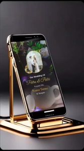 Undangan Pernikahan Aesthetic Digital & Animasi Tema Tanpa Foto