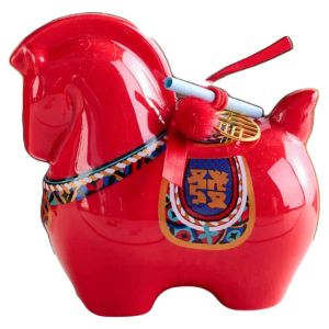 ZHIXIAO | Luxurious Creative New Year Zodical Horse Statue Decoration