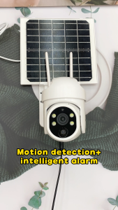 V380 Pro 4G Solar CCTV Camera No WiFi Needed Outdoor PTZ Security Camera 355° Pan 90° Tilt 1080P Full Color Night Vision PIR Motion Detection Waterproof Wireless Surveillance Camera