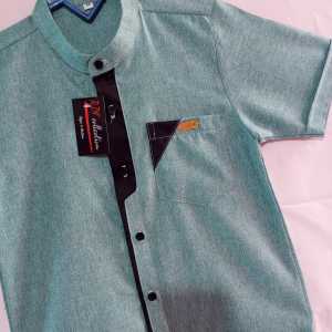 kemeja Koko lengan pendek / kemko madinahlengan pendek alfarizki Koko dewasa by RDF collection