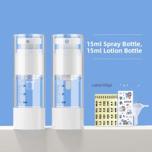 Portable Travel Kit Vacuum Miniature Liquid Soap Hair Shampoo Bath Gel Press Bottle Household Personal Hygiene Tools Empty Bottles