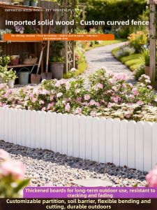 XiMei WoodWork | Low Garden Wood Fence Panels
