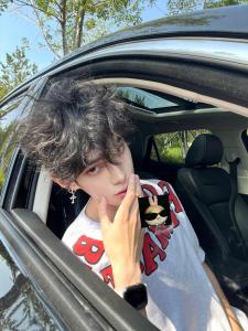 American Hiphop Heavyweight Cotton Short Sleeve T-Shirt Mens Summer Versatile Slim Fit Half Sleeve round Neck Breathable Top