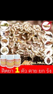 ผงกำจัดปลวก ฆ่ามดตายยกรัง ตัวเรือด ตัว ริ้น เหา ยาฆ่ามด ยาฆ่าปลวก ฆ่าแมลงสาบ 🐜ติดเชื้อตายยกรัง 🐜 ปลอดภัยต่อสัตว์เลี้ยง 🐜🐜🐜🐜