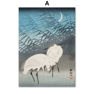 Vintage Hokusai Waves Mount Fuji Japanese Women Wall Art Canvas Painting Japan Posters and Prints Wall Picture Living Room Decor