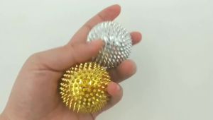 2pcs Hand Palm Magnetic Acupoint Acupuncture Massage Ball Improve Blood Circulation Therapy Sore Muscle Pain Relief Fitness Tool