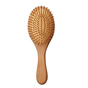 1pcs Bamboo Air Cushion Hair Comb Brush for Ladies  Detangling Straightening  Blow Drying Scalp  Massage Handheld Comb