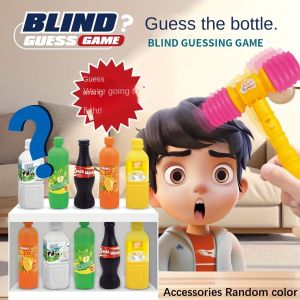 Blind Guessing Game for 2 Players - Logic & Creativity Toy with Color Bottles Fun Family Party Activity