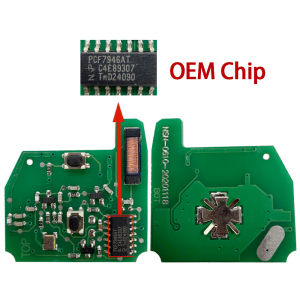 OEM Chip PCF7946A ID46 433MHz Remote Car Key PCB For Nis-san Elgrand X-TRAIL Qashqai Navara Micra Note NV200 5WK4 876/ 818