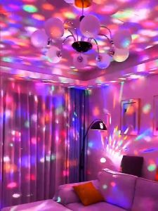 DAVU Colorful Rotating Light Bulb: Enhancing Your Party Atmosphere