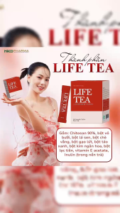 Trà LIFE TEA Giảm Cân. Hộp 15 Gói.Tặng Thước Đo+5 Gói Trà Gạo Lứt
