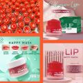 Ủ Môi Lựu Đỏ Collagen Lip Happy Mask 10g Hỗ Trợ Mềm môi, mướt môi, căng mọng môi, hỗ trợ mờ thâm và tăng sinh collagen cho môi. 
