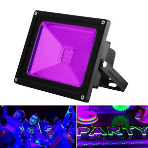 MC【COD&Ready Stock】UV LED Floodlight 10W 20W High Power Ultra Violet Detection Flood Light IP66-Waterproof UV Black Light Party Neon Lighting Stage Light