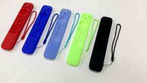 TCL Remote Control Case Shockproof Silicone Remote Control Case with Lanyard for TCL RC902V FMR1 Voice Remote Controller