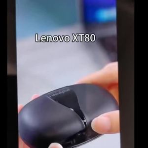 Lenovo | Lenovo XT80 Earhooks Sports Bluetooth Wireless Headsets with Mics LED Power DisplayHifi Stereo Sound ENC TWS Earphones