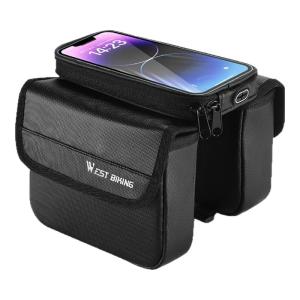West Biking | Touch Screen Bike Top Tube Bag Cycling Accessory