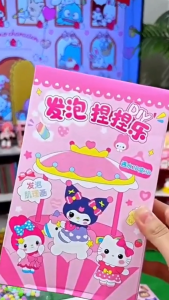 ของเล่นเสริมพัฒนาการเด็ก DIY Sanrio ชุดประดิษฐ์สกุชชี่นุ่มนิ่ม ฝึกสมาธิ สกุชชี่โฟมทำเอง บีบสนุกมือ ชุดทำสกุชชี่ DIY ซานริโอ