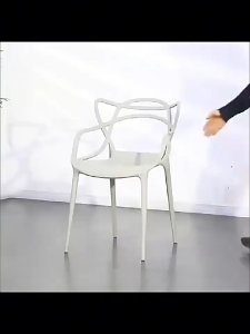 Nordic Chair Stackable Plastic Coffee Chair Dining Chair Home Chair Living Chair