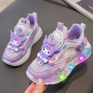 KUOBURENSHENG | Non-slip Glowing Girl Shoes Soft Sole Spring/Summer