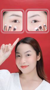 Bộ 3 Cọ Mắt Nâng Cao VACOSI SC02 | Phiên Bản Golden Dragon Lông Vegan PBT Mềm Mịn Tán Màu Mượt & Đa Năng SC02