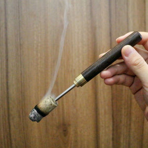 Mudu Ai Jin Tool Chen Ai Cheng Ai Jiu Bar Three Pronged Scraper Ash Extension Portable Acupoint Heating Device Stainless Steel