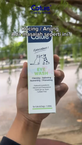 Cature Eye Cleanser For Dog & Cat 120ml Eye Cleanser Ubat Cuci Mata Kucing & Anjing Eye Care