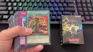 Bandai | 72Pcs/Box Yu gi oh Card in English Eldlich Sky Striker Virtual Word YU GI OH Master Duel Competitive Deck Trading Card Game