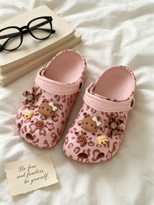 XIXITIAO | Thin Stripe Cool Leopard Print Breathable Sandals Soft Bottom Non-slip Odor-resistant