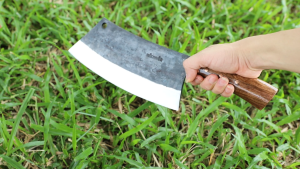 [Bán chạy] Dao chặt xương lưng heo siêu bén chuôi gỗ cẩm chỉ chốt đồng chắc chắn hàng MỘC NHIÊN CAO CẤP xuất khẩu