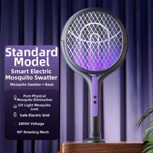 TEKANAI | Rotatable Extendable Wall Mounted Rechargeable Electric Mosquito Swatter