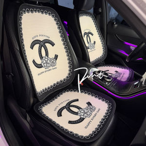 Universal Car Seat Cushion Half Wrap Single Piece Womens Style for All Seasons Comfortable Polyester Fiber Car Accessories